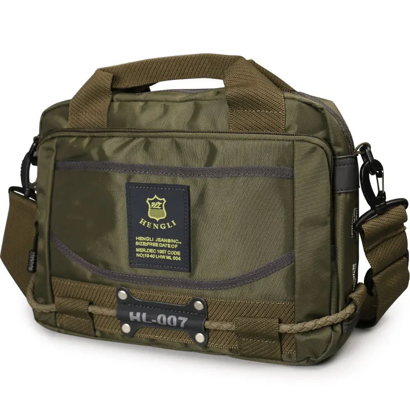 Ruil Men Oxford Cloth Shoulder Bag Outdoors Protects Portable Waterproof Messenger Leisure Bags