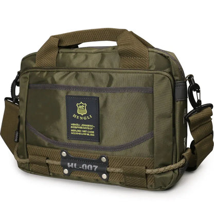 Ruil Men Oxford Cloth Shoulder Bag Outdoors Protects Portable Waterproof Messenger Leisure Bags