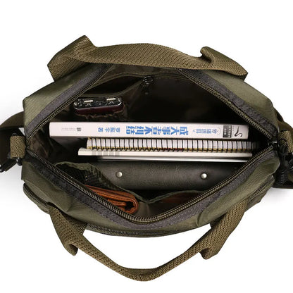 Ruil Men Oxford Cloth Shoulder Bag Outdoors Protects Portable Waterproof Messenger Leisure Bags