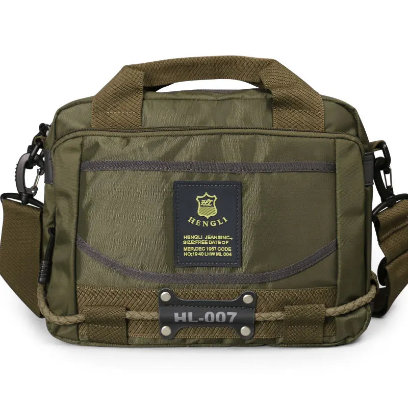 Ruil Men Oxford Cloth Shoulder Bag Outdoors Protects Portable Waterproof Messenger Leisure Bags
