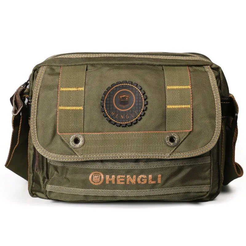 Ruil Men Shoulder Messenger Bag Trendy Outdoor Oxford Cloth Casual Travel Portable Sport Crossbody Bags