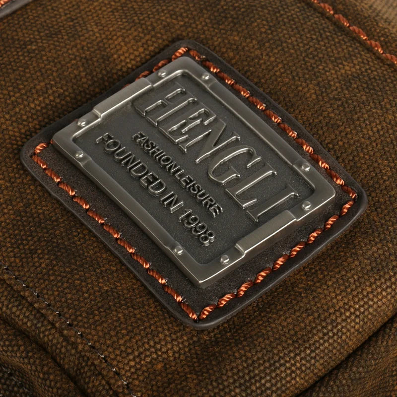 Ruil Multifunction Man Messenger Retro Canvas Shoulder Bags 2020 Leisure Tooling Package European American Style