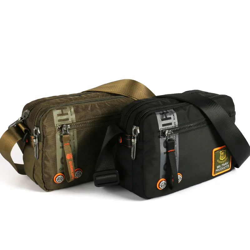 Ruil Multifunction Men Messenger Canvas Bags 2020 Waterproof Oxford Cloth Casual Travel Toolkit