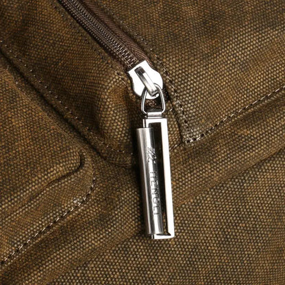 Ruil Multifunction Men Retro Classic Briefcase Canvas Vintage Wear Resistant Bags Leisure Toolkit Package