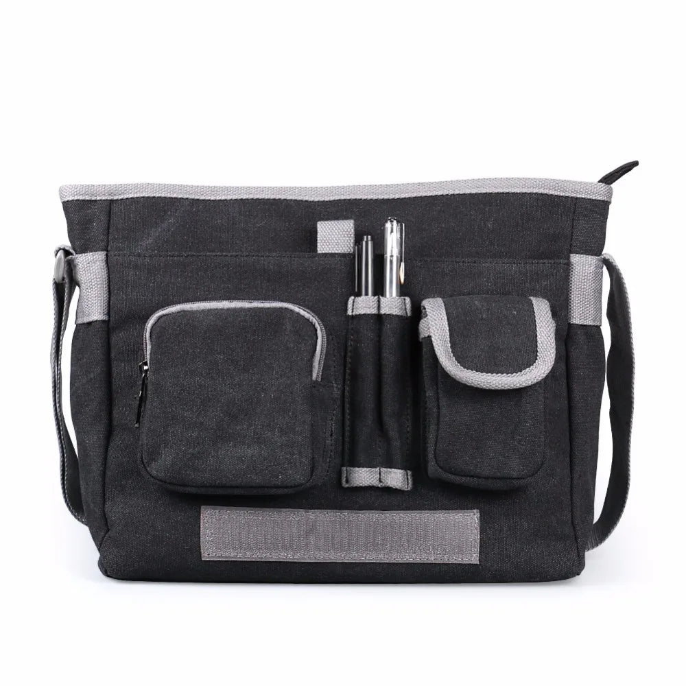 Ruil New Man Crossbody Bags Messenger Retro Canvas Crossbody Bag Leisure Tooling Package European American Style