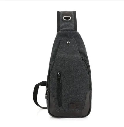 Ruil chest bagNew Fashion Man Shoulder Bag Men Canvas Messenger Bags Casual Travel Military Bag
