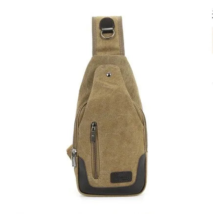 Ruil chest bagNew Fashion Man Shoulder Bag Men Canvas Messenger Bags Casual Travel Military Bag