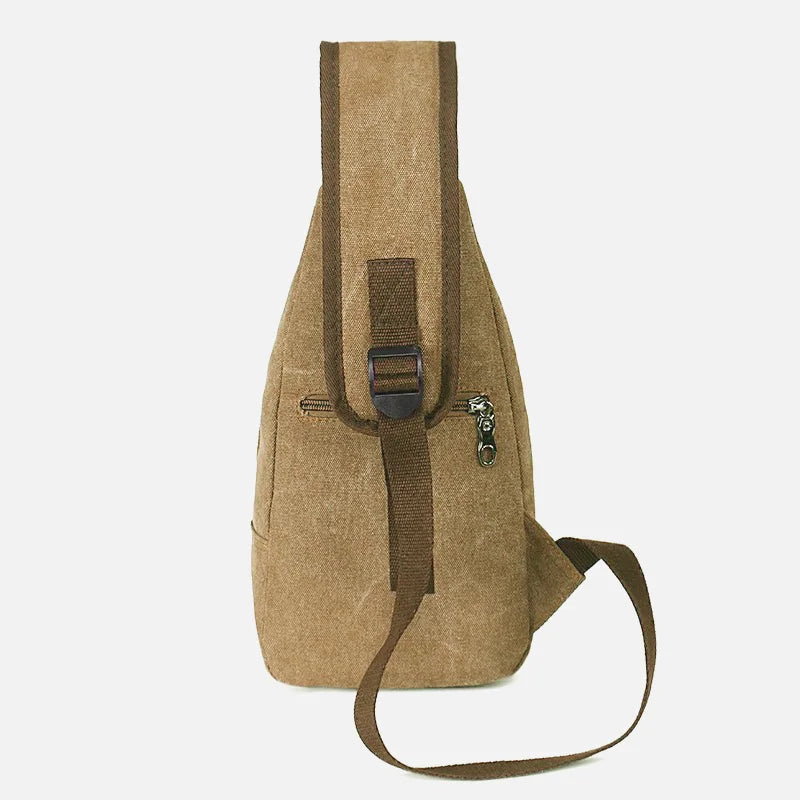 Ruil chest bagNew Fashion Man Shoulder Bag Men Canvas Messenger Bags Casual Travel Military Bag