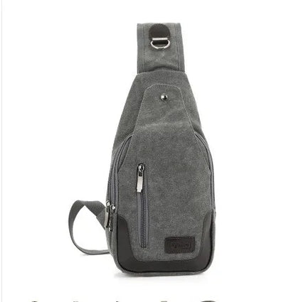 Ruil chest bagNew Fashion Man Shoulder Bag Men Canvas Messenger Bags Casual Travel Military Bag