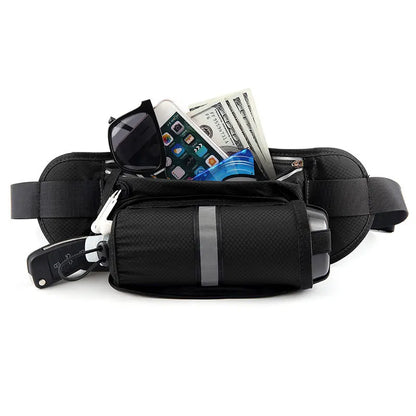 Running Waist Belt Bag Marathon With Water Bottle Phone Sports Trail Riding Climbing Fishing Men Male Fanny Pack Cycling Pocket