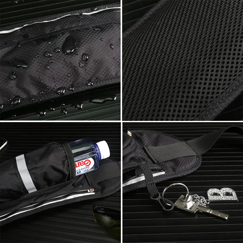 Running Waist Belt Bag Marathon With Water Bottle Phone Sports Trail Riding Climbing Fishing Men Male Fanny Pack Cycling Pocket
