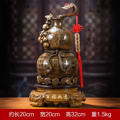 Ruyi Gourd Decoration Lucky Town House Home Living Room Tv Cabinet Wine Cabinet Decor  Housewarming Gifts Ornaments