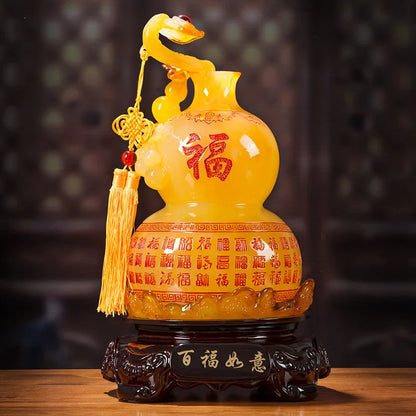 Ruyi Gourd Decoration Lucky Town House Home Living Room Tv Cabinet Wine Cabinet Decor  Housewarming Gifts Ornaments