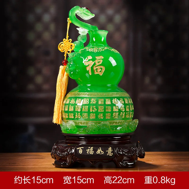 Ruyi Gourd Decoration Lucky Town House Home Living Room Tv Cabinet Wine Cabinet Decor  Housewarming Gifts Ornaments