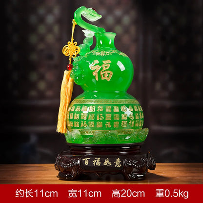 Ruyi Gourd Decoration Lucky Town House Home Living Room Tv Cabinet Wine Cabinet Decor  Housewarming Gifts Ornaments