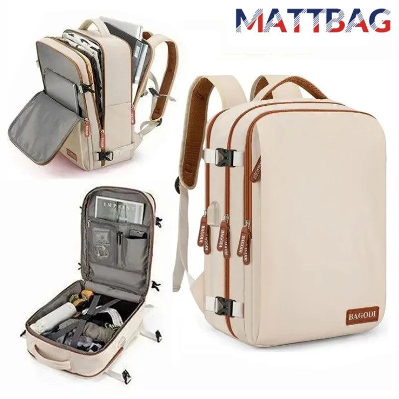 Ryanair Multifunctional Travel Backpack Airplane Cabin For Women Men Laptop Anti-theft Business Easyjet Plane 45x30x20 Backpacks