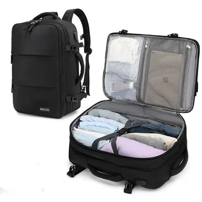 Ryanair Multifunctional Travel Backpack Airplane Cabin For Women Men Laptop Anti-theft Business Easyjet Plane 45x30x20 Backpacks