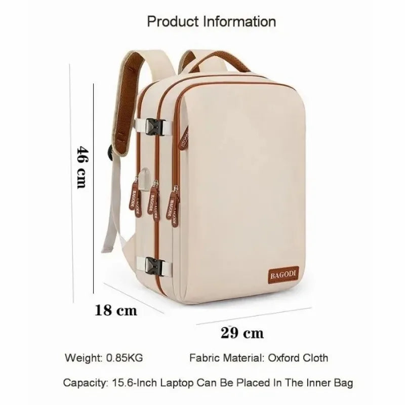 Ryanair Multifunctional Travel Backpack Airplane Cabin For Women Men Laptop Anti-theft Business Easyjet Plane 45x30x20 Backpacks