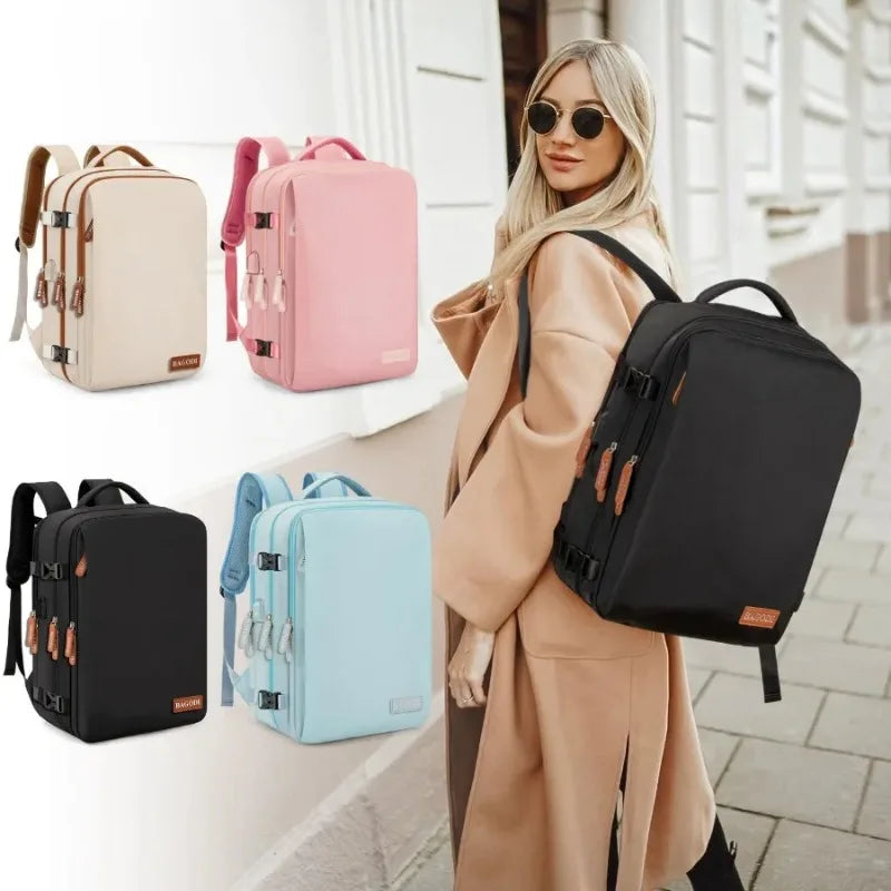 Ryanair Multifunctional Travel Backpack Airplane Cabin For Women Men Laptop Anti-theft Business Easyjet Plane 45x30x20 Backpacks