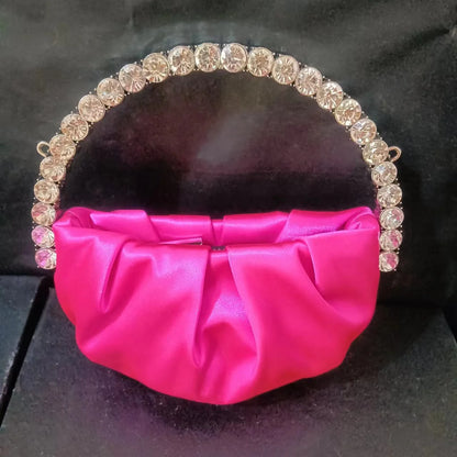 Female Mini Beads Bags for Girls Candy Color Heart Coin Pouch Handmade Woven Baby Wallet Clutch Handbag Toddler Clutch Purse