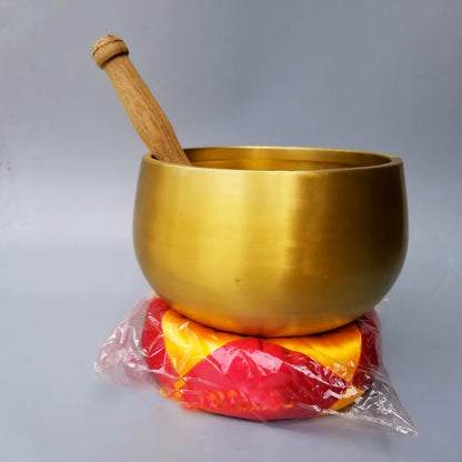 GOOD  LARGE -Wholesale Buddha figure # TOP HOME Temple FENG SHUI practice Taoism Protection Buddhism golden Copper bowl