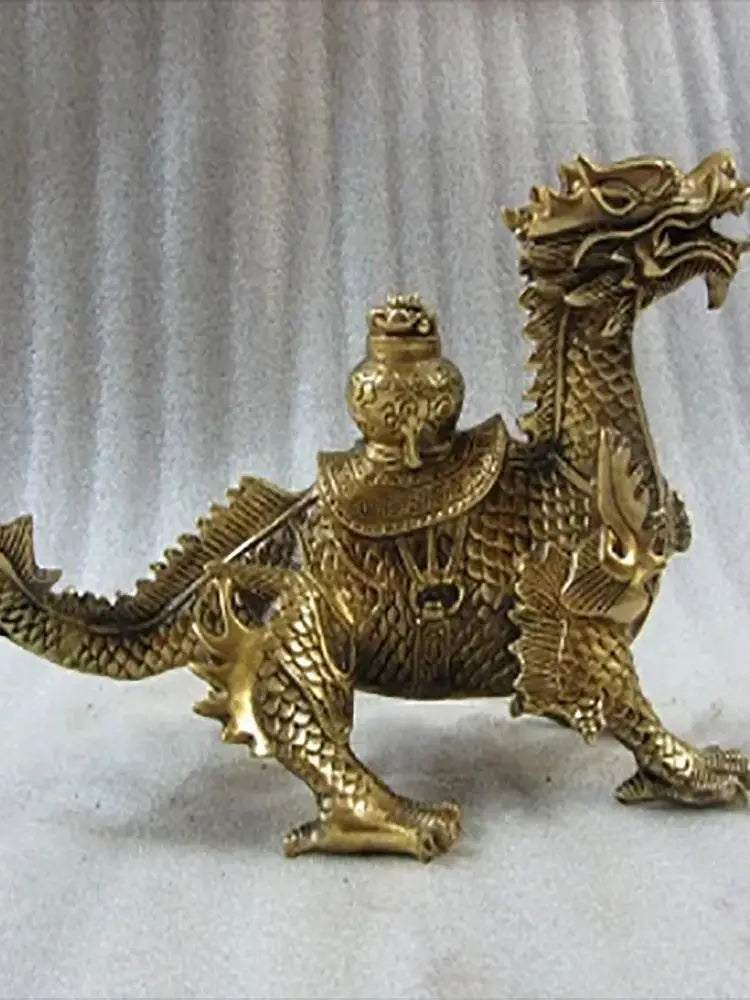 A cornucopia of pure copper dragon copper fin the Dragon talisman Zhaocai Home Furnishing feng shui ornaments