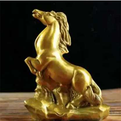 Copper Horse Office Decoration for Wealth, Zodiac Horse, Pure Copper Horse, Success, Living Room Home Decoration