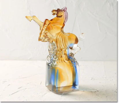 Coloured glaze Top Gun horse