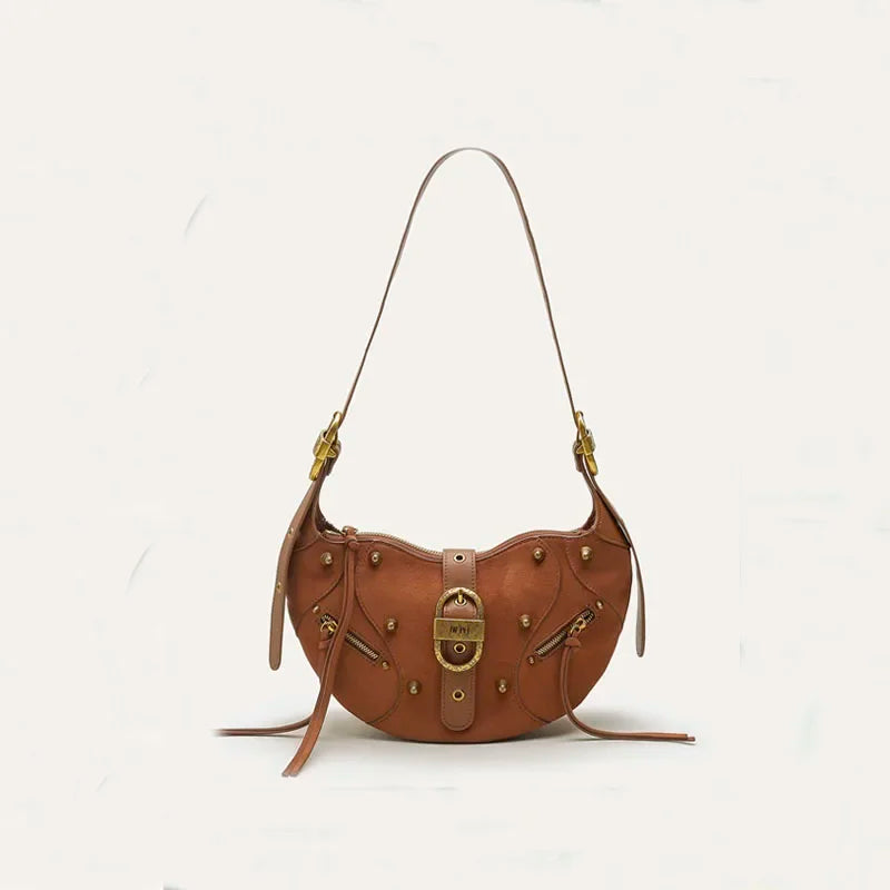 Summer Pudding Women's Bag New Versatile Motorcycle Underarm Vase Bag