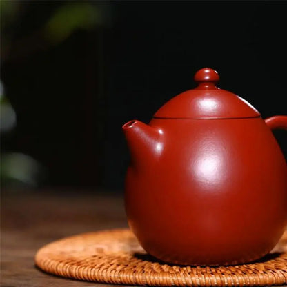 Yixing Purple Sand Pot, Famous Original Mine Dahongpao Dragon Egg Pot, Zisha Teapot, Handmade Pot, Kung-Fu Teaware