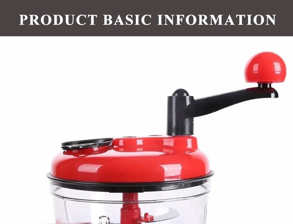 kitchen accessories Multi-function Manual Foods Processor Household Meat Grinder Vegetable Chopper Egg Blender Shredder Machine