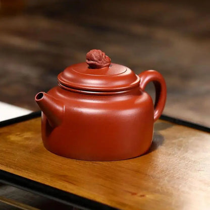 Zisha Teapot Yixing Handmade Pot, Kung-Fu Teaware, Purple Clay Drinkware for Puer Green Black Chinese Tea, Baicaide Zhonghu