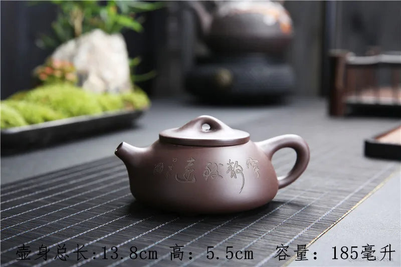 Chinese Handmade Purple Clay Teapot Yixing Zisha Tea Kettle Teaware Set Home Use Tea Set Kung Fu Tea Pots Set