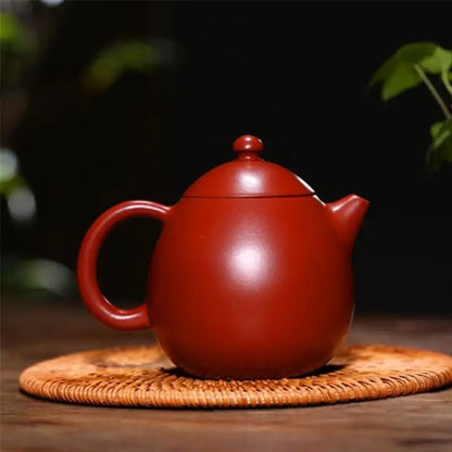 Yixing Purple Sand Pot, Famous Original Mine Dahongpao Dragon Egg Pot, Zisha Teapot, Handmade Pot, Kung-Fu Teaware