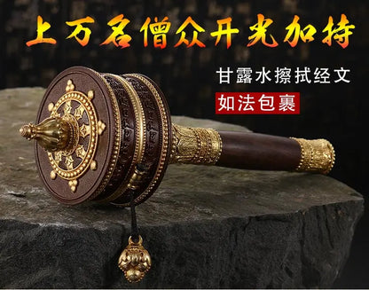Greco-Buddhist Tibet Nepal India Temple Buddhism recite chant scriptures prayer Rotating wheel Buddhist scriptures ZUAN JING LUN