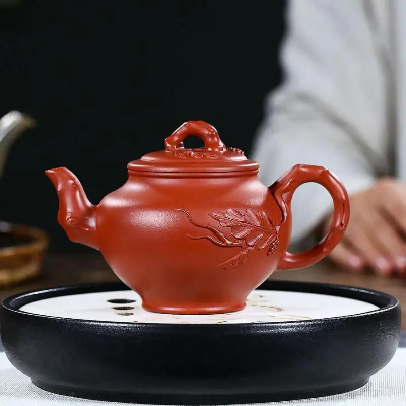 Yixing Handmade Kung-Fu Teaware, Purple Clay Drinkware, Primula Pot Tea Set, Zisha Teapot, Famous Handmade Vermilion, Puer