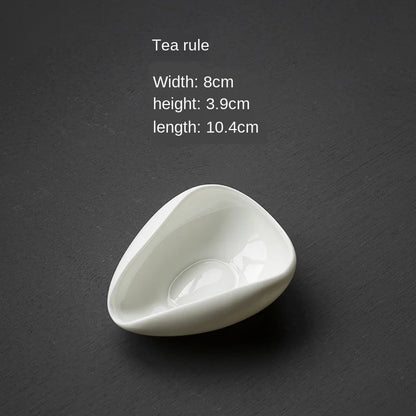 Ceramic Whiteware Tea  Lard White Ceramic Handmade Tea Tea Kung Fu Tea Set Tea Art Tea Ceremony Parts Tea Infuser Tea Filter