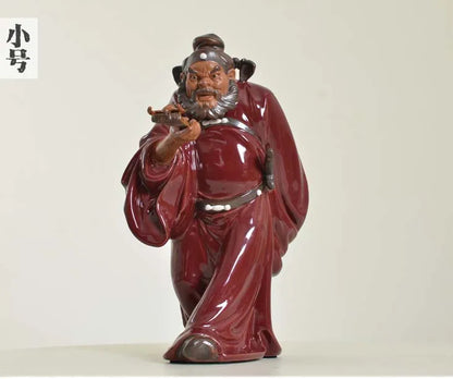 30cm large BEST business present home house TOP protection talisman # Zhong kui exorcise evil spirits FENG SHUI porcelain statue