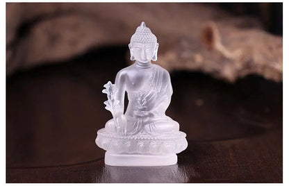 HOME FAMILY Patron saint OFFICE Company SHOP CAR TOP Efficacious BLESS GOOD LUCK the Medicine Buddha FENG SHUI ART statue