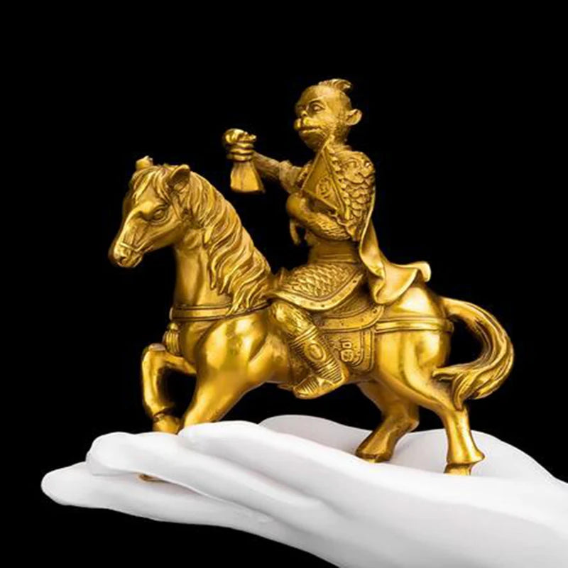 Bronze Horse Marquis Decoration Bronze Horse Lucky Zodiac Monkey Horse Money Office Crafts Decoration