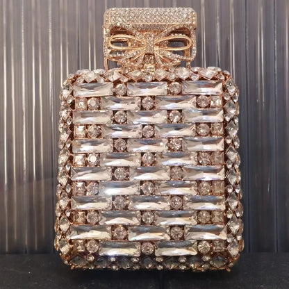 XIYUAN Newest Female Bling Crystal Handbags Women Wedding Dinner Party Luxury Clutch Purse Best Gift For Girl Elegant Bags