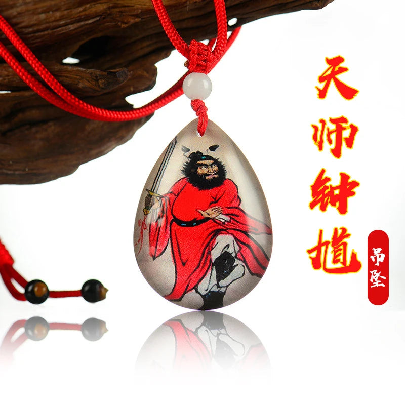 2P Asia FENG SHUI efficacious Pendant Amulet Mascot dispel Exorcise evil spirit Exorcism TIAN SHI ZHONG KUI God talisman