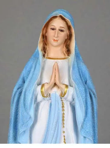 Special Offer 40CM tall # HOME Church TOP Ornament Religious Catholicism Christianism Our Lady at Lourdes Madonna holy statue