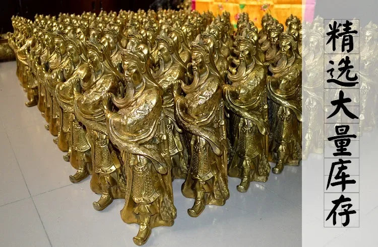 Copper Brass CHINESE crafts decor ART sculpture Blessed Chinese China Folk Culture HandMade Old Silver Bronze statue