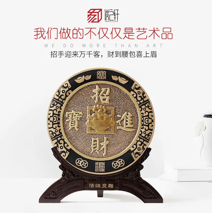 China National gift- HOME Company TOP decoration thriving business ZHAO CAI JIN BAO FENG SHUI Sculpture art efficacious Mascot