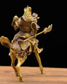 Wholesale of copper fittings for the god of wealth and riding horses
