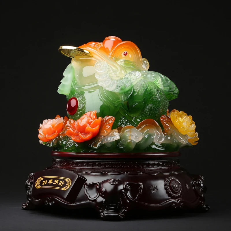 Asia HOME Store shop company business Prosperity Recruit money GOOD luck ZHAO CAI Fortune JIN CHAN FENG SHUI talisman statue