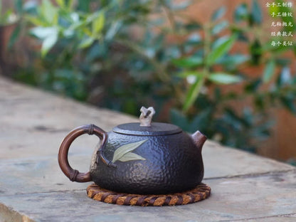 Jianshui Handmade Master Carving Xishi filling Tea Pot(Not Yixing Zisha) Kung Fu Tea Set Drinkware Tea Ceremony