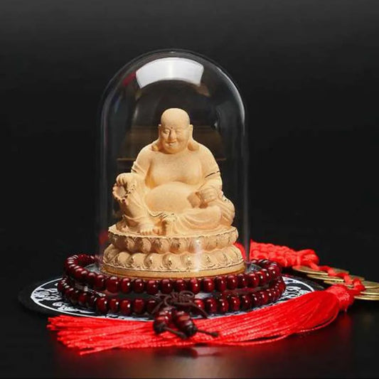 Buddhism Thailand Southeast Asia HOME CAR Patron saint Automobile ornaments golden Maitreya Buddha Buddha statue