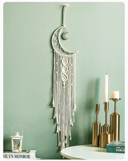 95CM Wall braid Bohemian tapestry hand-woven wall hanging wall decoration bedroom wall braided rope background 20*95CM wall